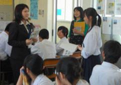 「たばこの害」教育実習